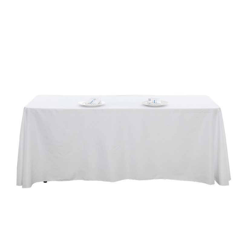 90x132 '' Spun polyester vaste kleur bruiloft banket tafelkleden