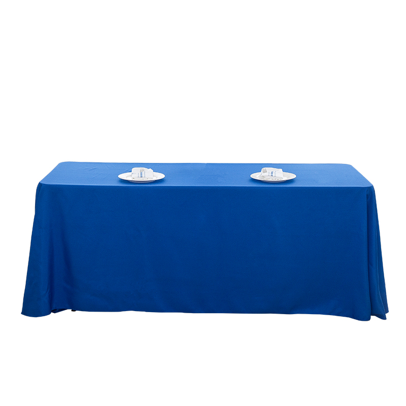 90x132 '' Spun polyester vaste kleur bruiloft banket tafelkleden