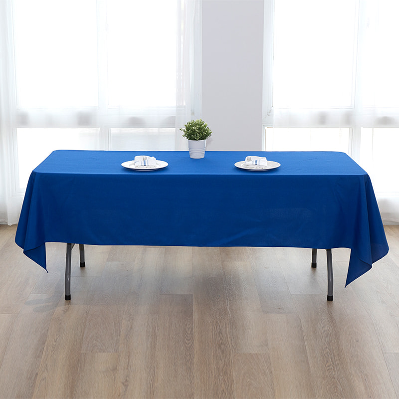 60x102 '' 217GSM Polyester vaste kleur bruiloft banket tafelkleed