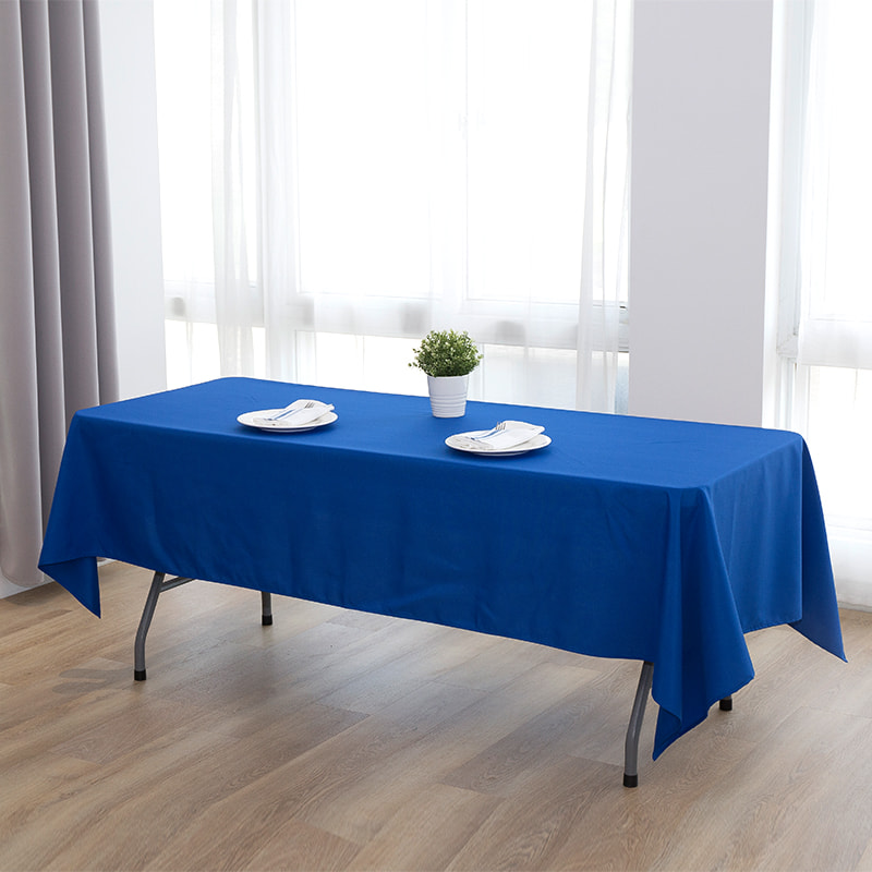 60x102 '' 217GSM Polyester vaste kleur bruiloft banket tafelkleed
