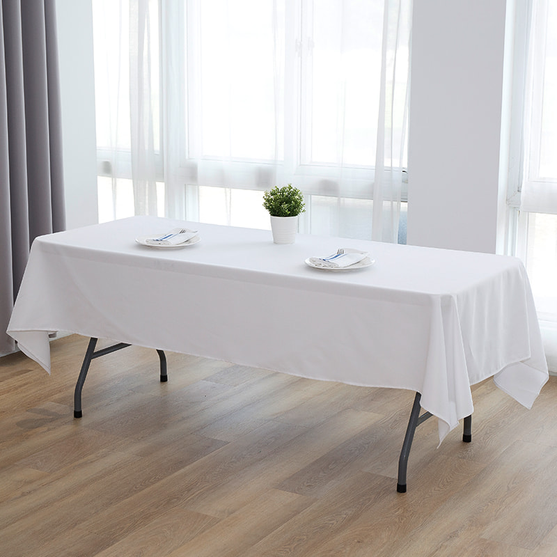 60x102 '' 217GSM Polyester vaste kleur bruiloft banket tafelkleed
