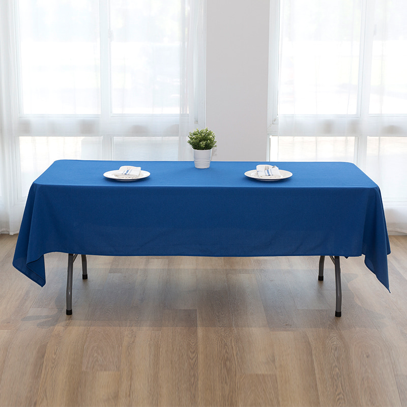 60x102 '' Spun polyester vaste kleur bruiloft banket tafelkleden