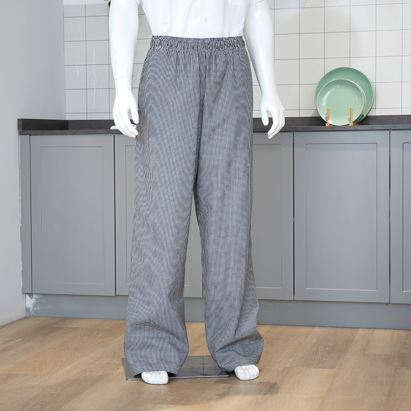 Plaid chef -kok broek