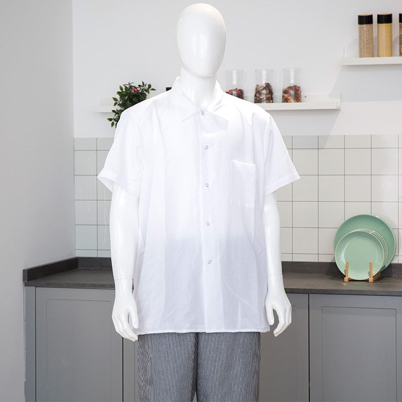 Korte mouw chef -shirt