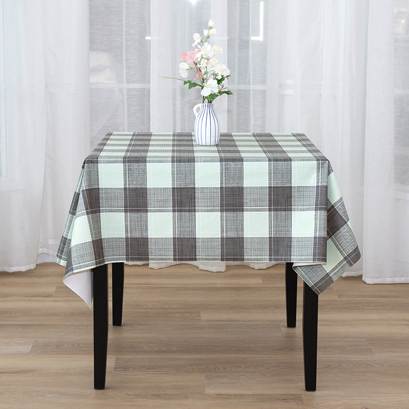 Plaidpatroon waterdicht en oliebestendig PVC Table -klep