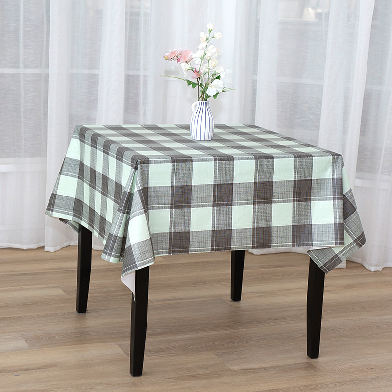 Plaidpatroon waterdicht en oliebestendig PVC Table -klep