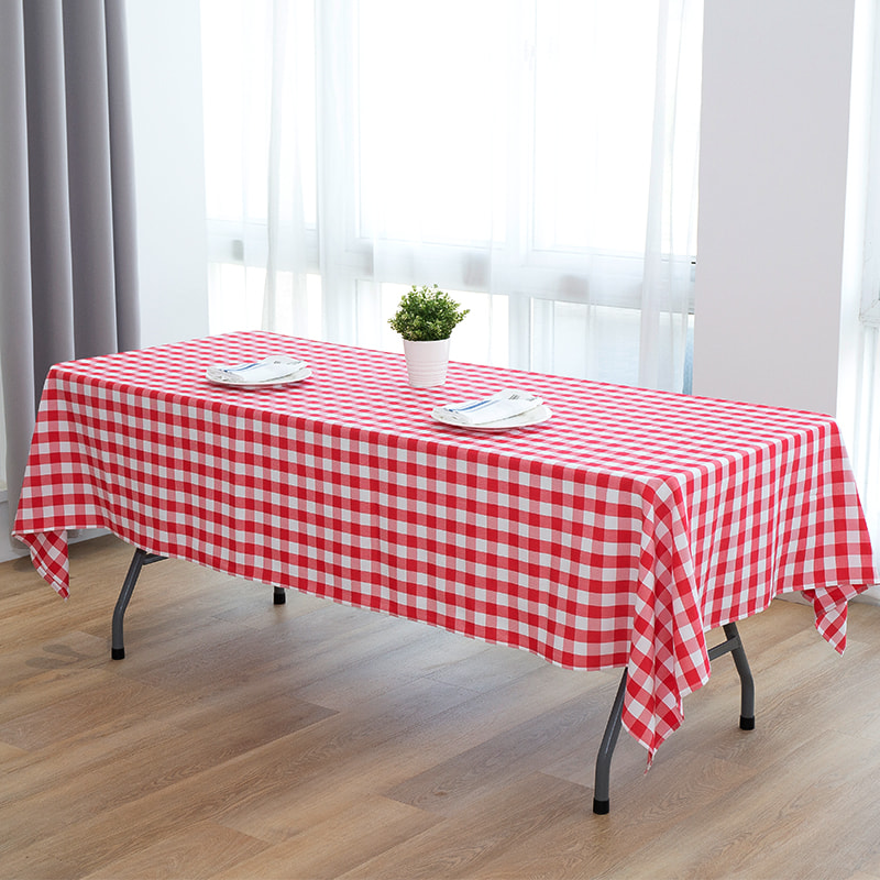 60x102 '' Picnic Party rechthoek Plaid geweven tafelkleden