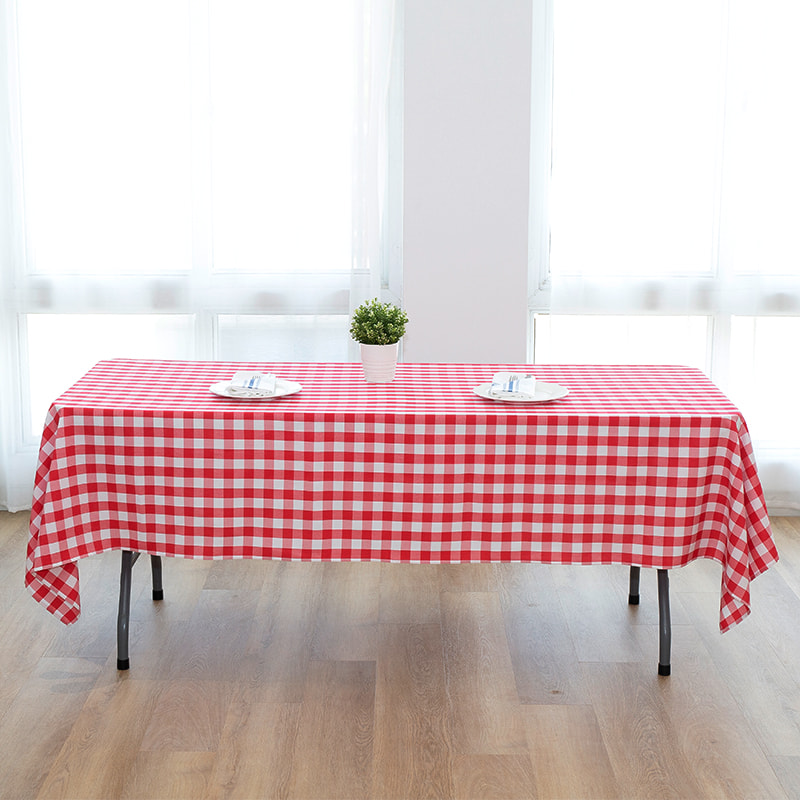 60x102 '' Picnic Party rechthoek Plaid geweven tafelkleden