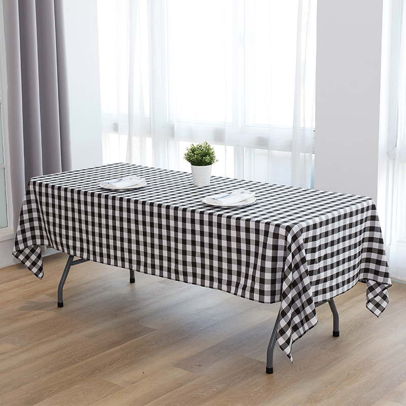 60x102 '' Picnic Party rechthoek Plaid geweven tafelkleden