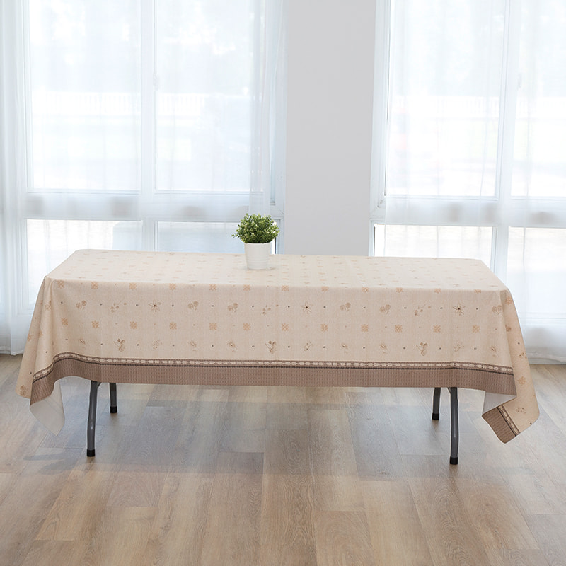 54x108 '' waterdichte en oliedicht PVC -tafelkleed met kerstpatroon