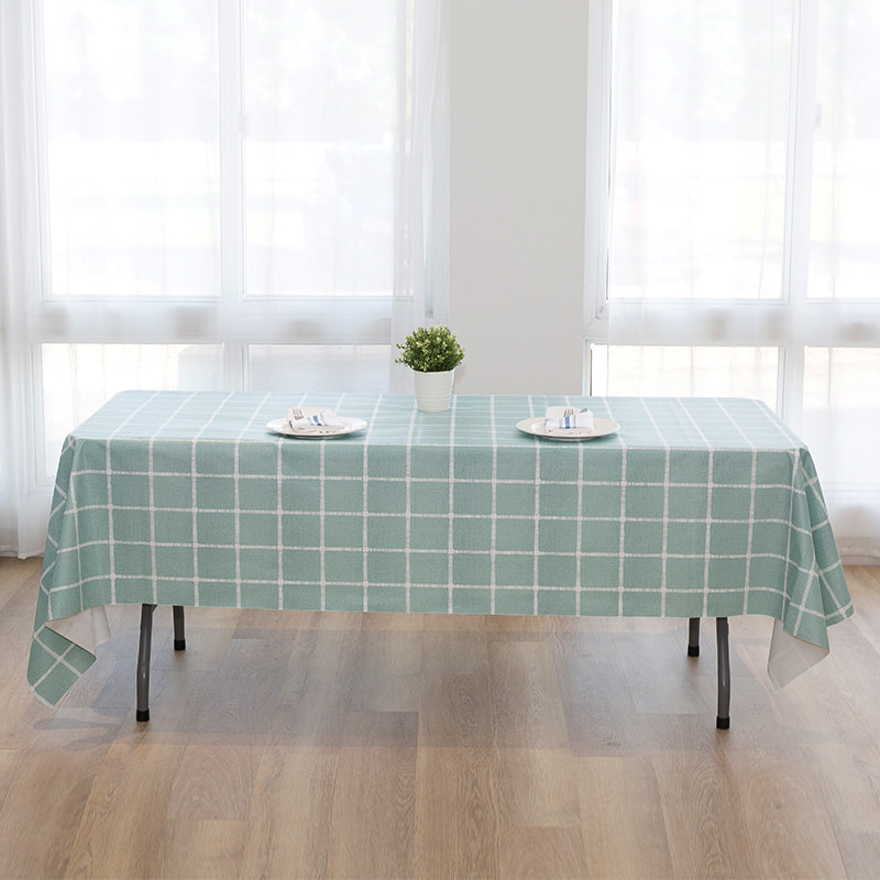 54x108 '' waterdichte en oliedicht PVC -tafelkleed met kerstpatroon