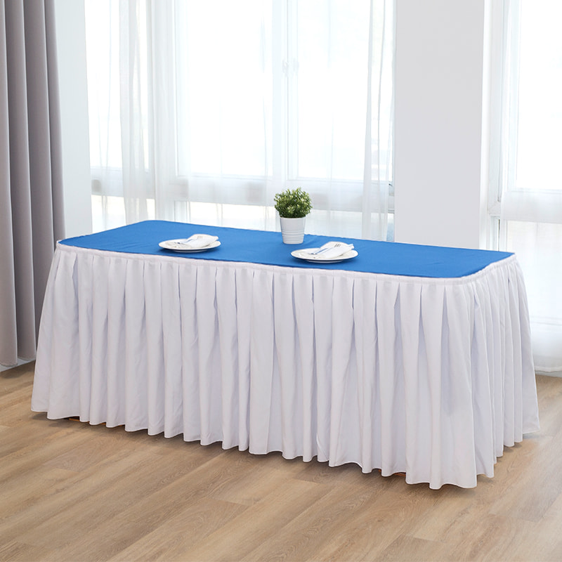 200 gram zware inslag massieve kleur gegolfd topless tafelrok