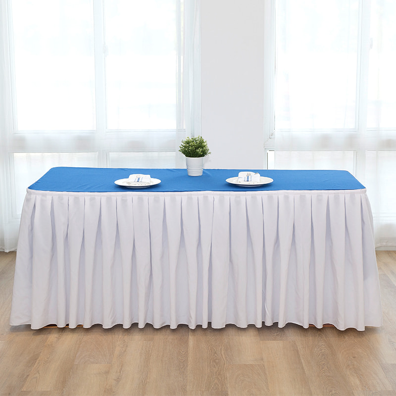 200 gram zware inslag massieve kleur gegolfd topless tafelrok