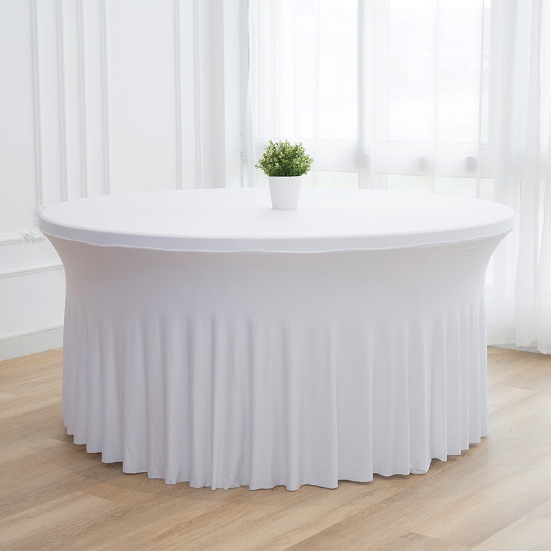Stretch rok ronde tafel set 5ft