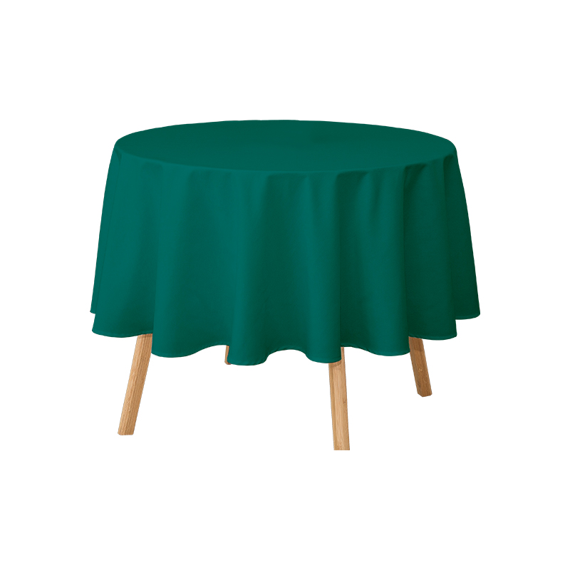 Ronde 217GSM Polyester garen vaste kleur bruiloft banket tafelkleden