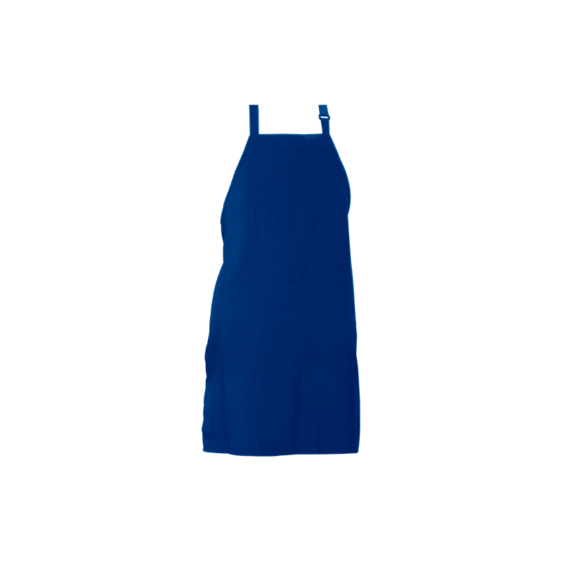 33x27 '' vaste kleur polyester garenhals schort met zakken en verstelbare knoppen