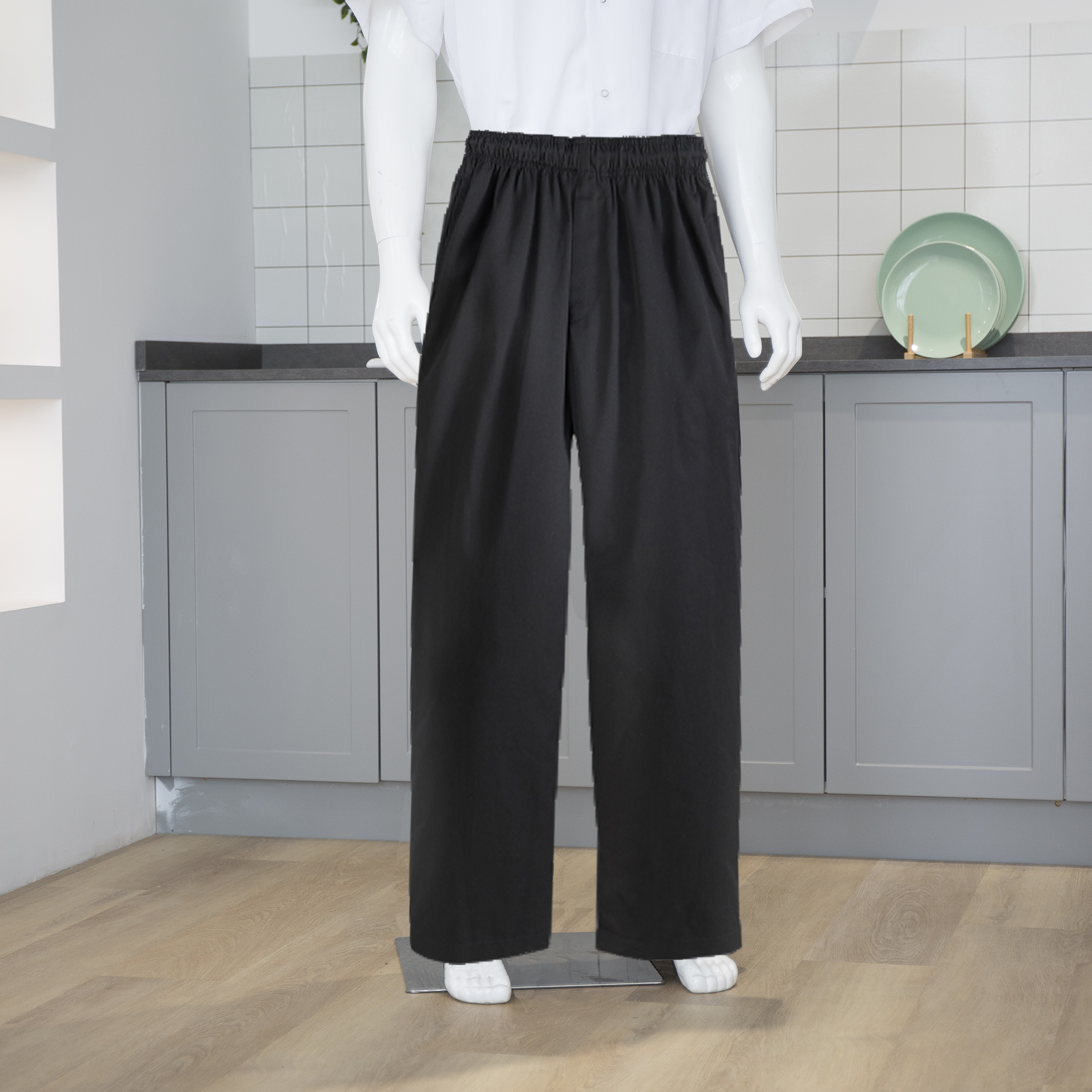 Zwarte chef Baggy Pants